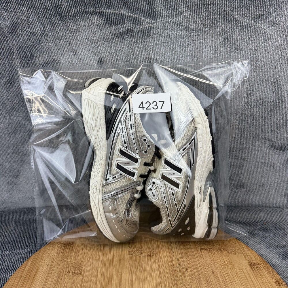 New Balance 1906R Shoes Boys Size 3 White Black Mesh Running Sneakers PC1906ER - Picture 8 of 8